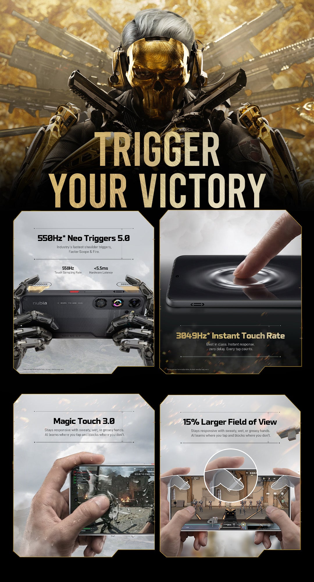 Nubia Neo 5 GT 5G Dual SIM 512GB, 24GB (12GB+12GB) RAM Gaming Phone (Global Version) 3